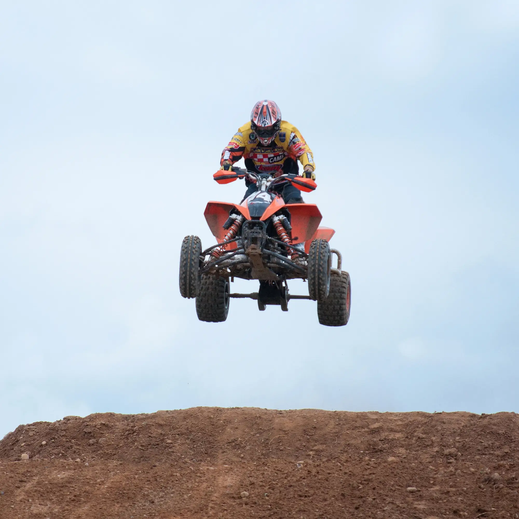 atv jump in air